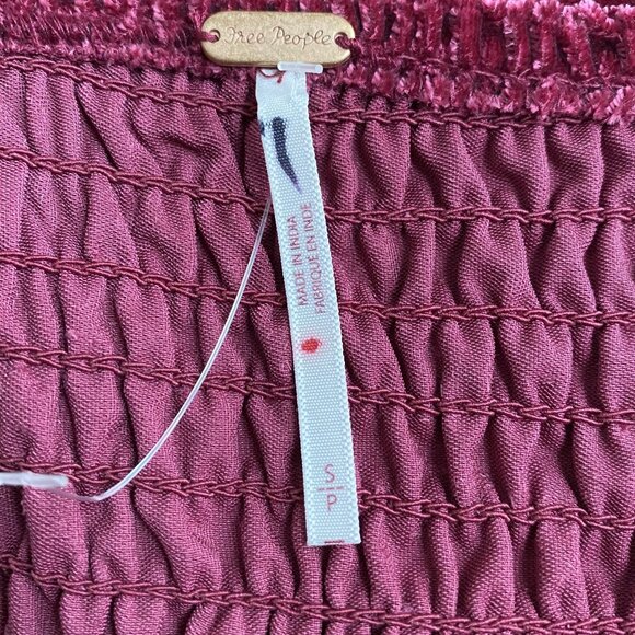 Free People Farrier Velvet Mini Dress NWOT - Picture 8 of 8